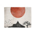 Zen Art Minimalistic Style — 50×60 Plush Throw Blanket — Full Spread Plush Fleece Artwork View