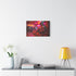 Zorii Bliss Helmet On, Walking — Stretched Canvas Wall Art — Living Room Wall Lifestyle View