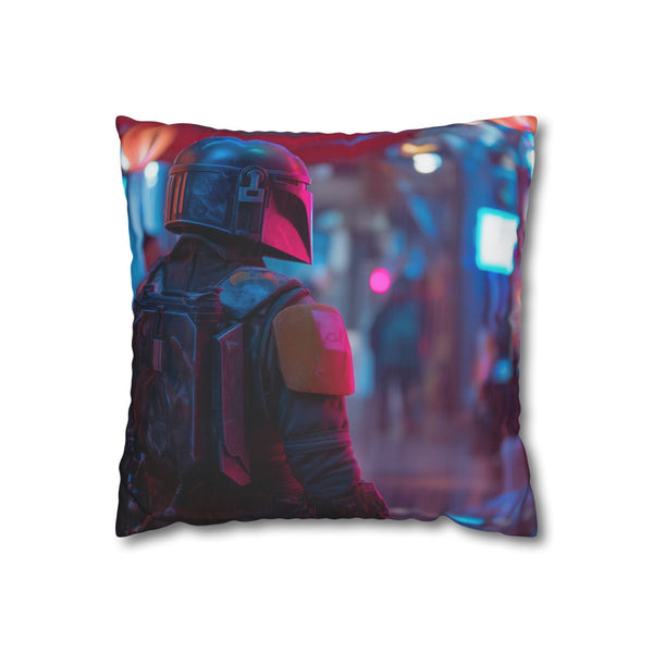 Zorii Bliss Helmet On, Walking Through N (Edition II) — Double-Sided Cushion Cover — Front Double-Sided Cushion View