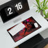 Zorii Bliss Helmet On, Walking — XXL Gaming Desk Mat — Gaming & Workspace Desk Setup View