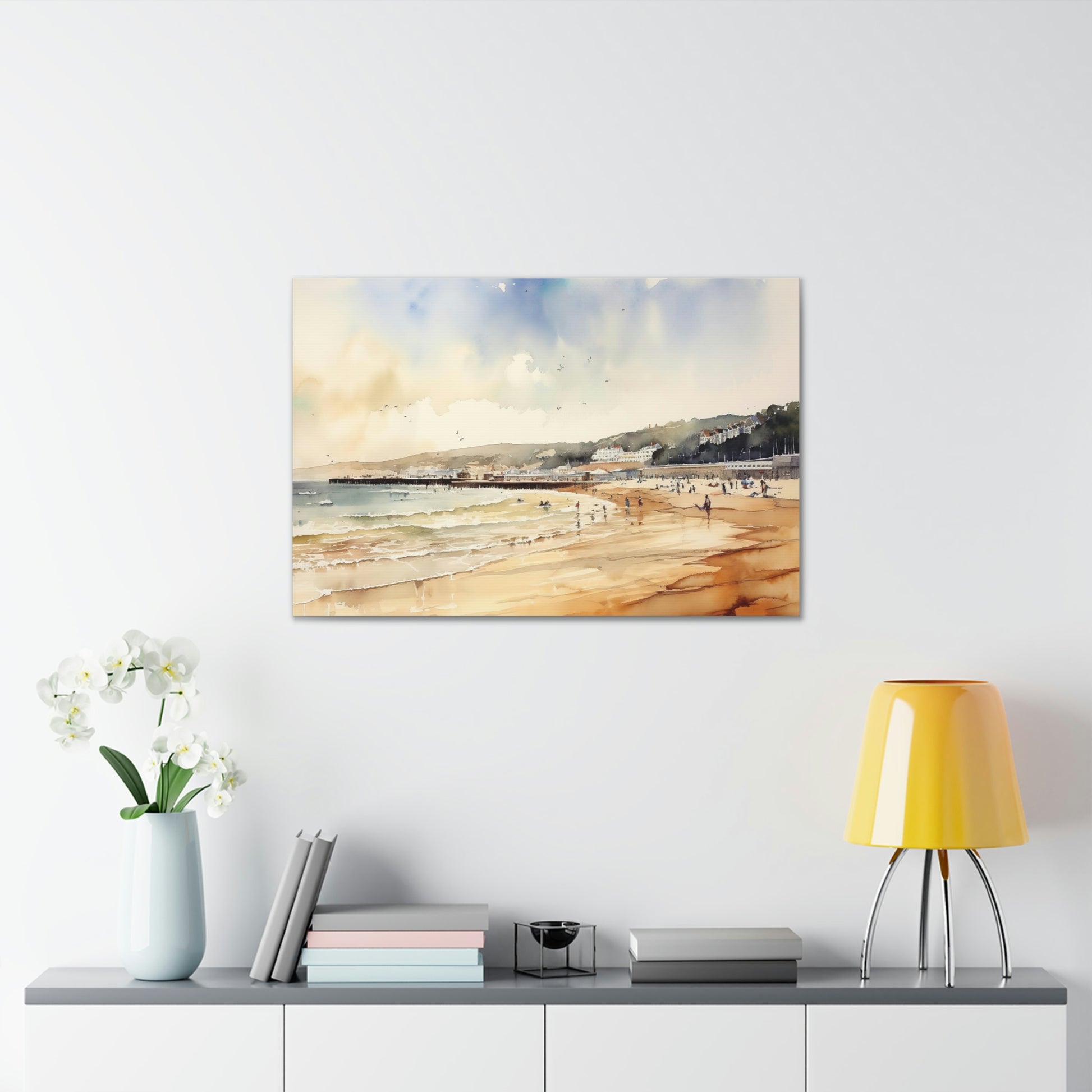 Escape to Bournemouth Bliss Canvas | Canvas | Art & Wall Decor, Art Canvas Print, Canvas, Canvas Printing, canvas prints, canvas wall art, Fall Picks, Hanging Hardware, Home & Living, Indoor, Top Spring Products, Valentine's Day promotion, Wall Canvas | Prints with Passion