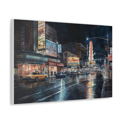 Vegas Canvas Print : Vegas Nights: Dazzling Lights and Energy