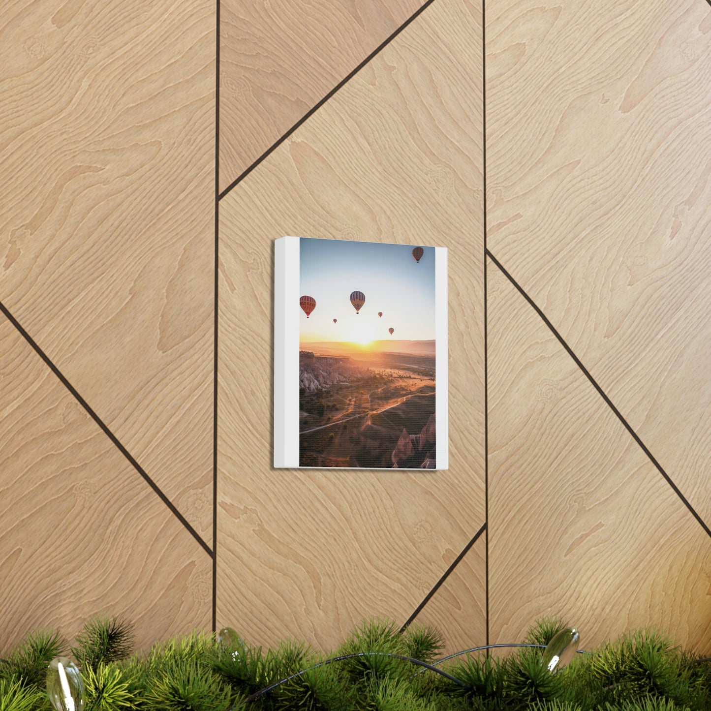 Tan Air Balloons Canvas