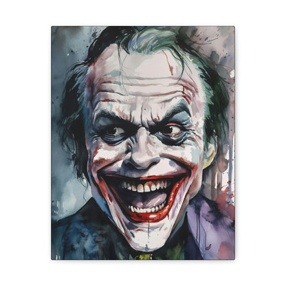 Dark Slate Gray Nicholson Joker Canvas