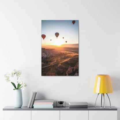 Lavender Air Balloons Canvas