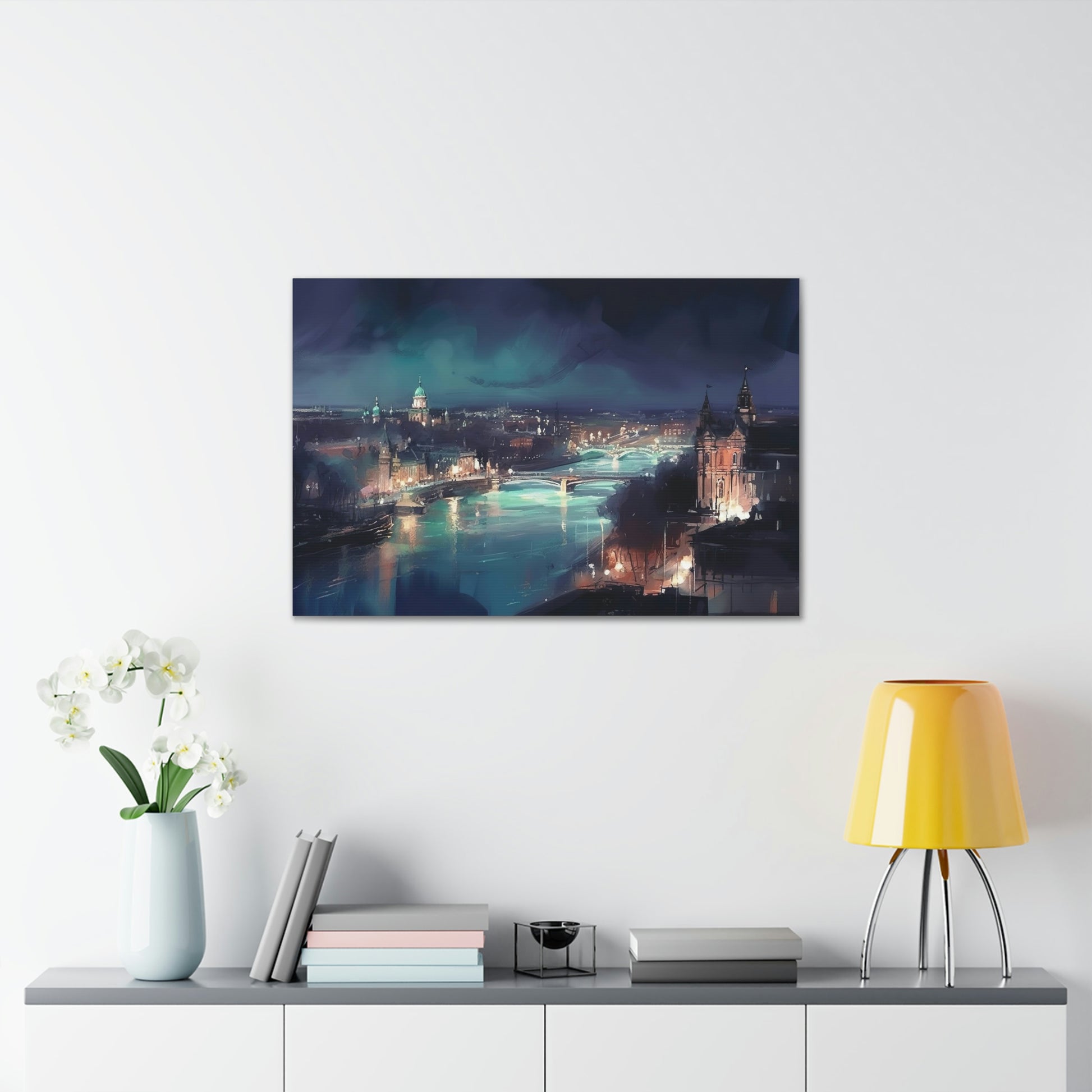 London Skyline Illuminated Canvas: Explore Cities After Dark | Canvas | Art & Wall Decor, Art Canvas Print, Canvas, Canvas art Prints, Canvas Printing, canvas prints, canvas wall art, Fall Picks, Hanging Hardware, Home & Living, Indoor, London Illuminated Canvas, Top Spring Products, Valentine's Day promotion, Wall Canvas | Prints with Passion