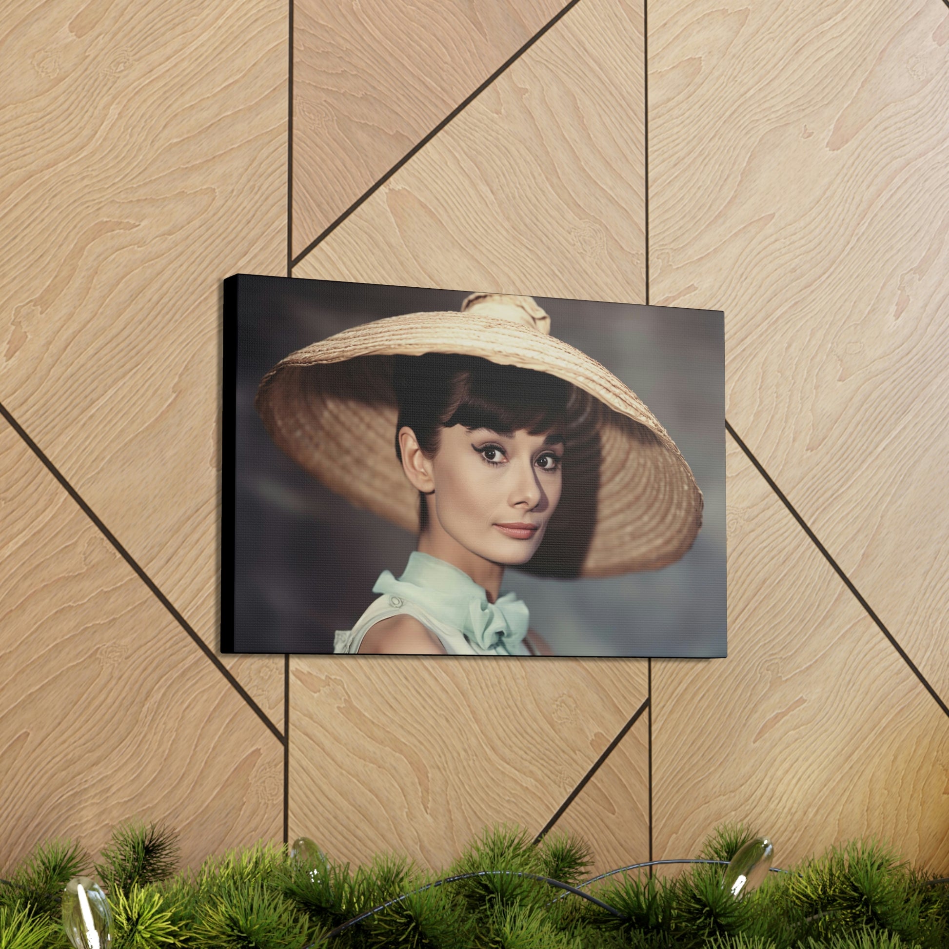 Rosy Brown Audrey Hepburn Canvas