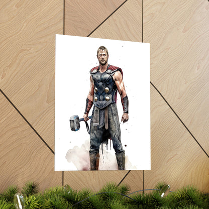 Thor Ragnarok Poster : God of Thunder Wall Art