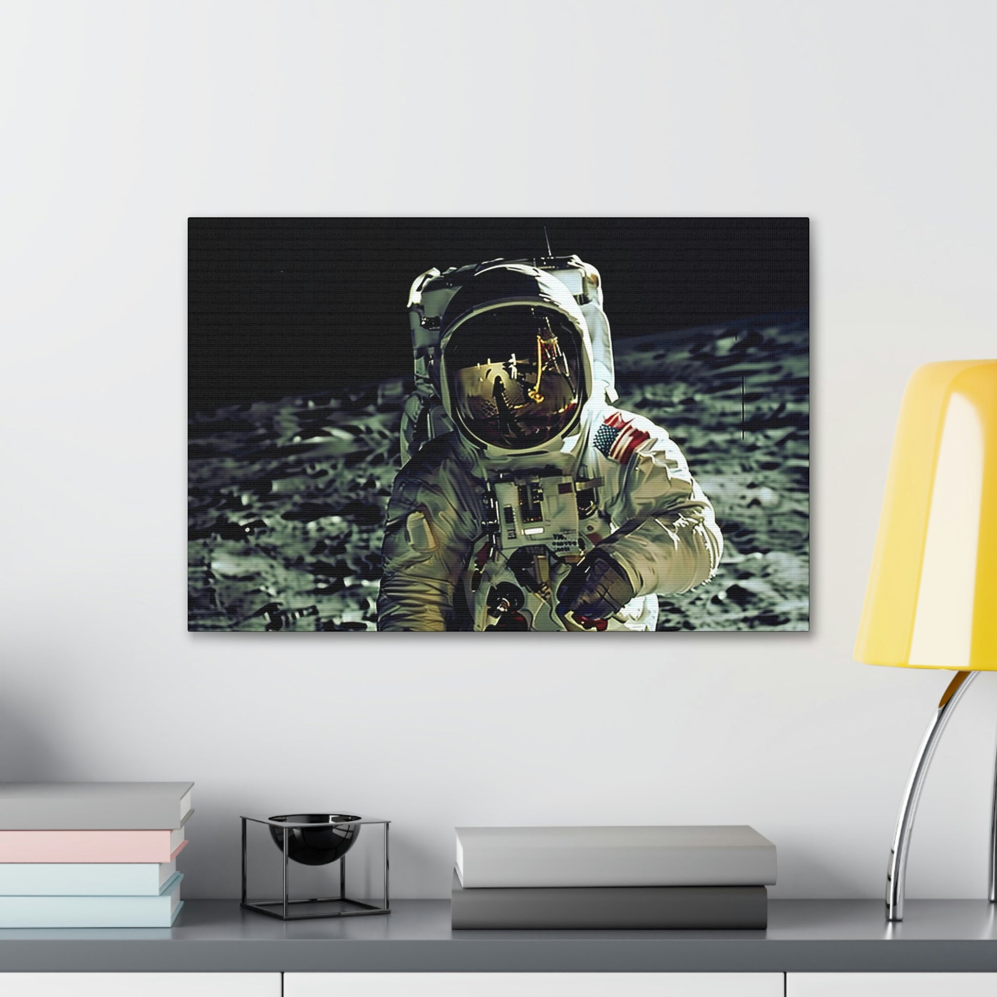 Man on the Moon Canvas | Canvas | Art & Wall Decor, Art Canvas Print, art in canvas, Canvas, Canvas art Prints, canvas print, Canvas Printing, canvas wall art, Fall Picks, Hanging Hardware, Home & Living, Indoor, Top Spring Products, Valentine's Day promotion, Wall Canvas | Prints with Passion