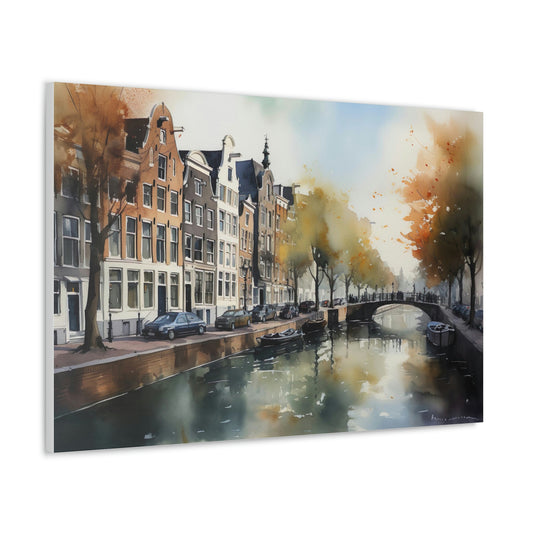 Dark Gray Amsterdam  Serenade Canvas
