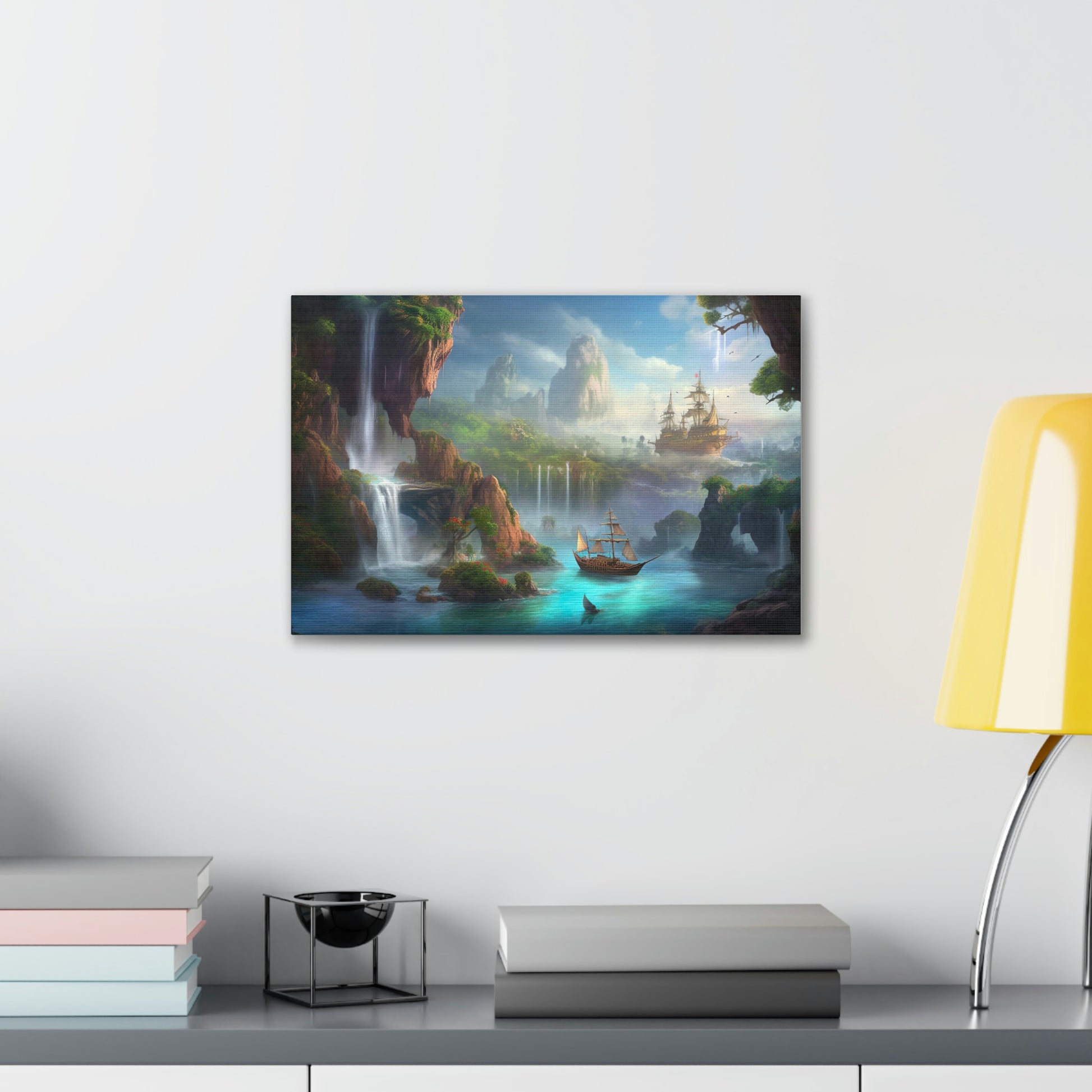 Escape to Neverland with Peter Pan Loungefly Canvas Print | Canvas | Art & Wall Decor, Art Canvas Print, art in canvas, Canvas, Canvas art Prints, canvas print, Canvas Printing, canvas prints, canvas wall art, Fall Picks, Hanging Hardware, Home & Living, Indoor, Nature Canvas, Neverland Dreams Landscape Canvas, Top Spring Products, Valentine's Day promotion, Wall Canvas | Prints with Passion