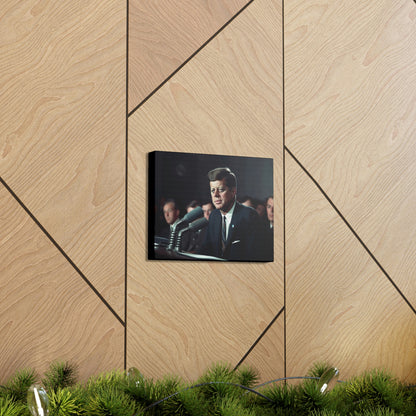 Tan JFK Canvas