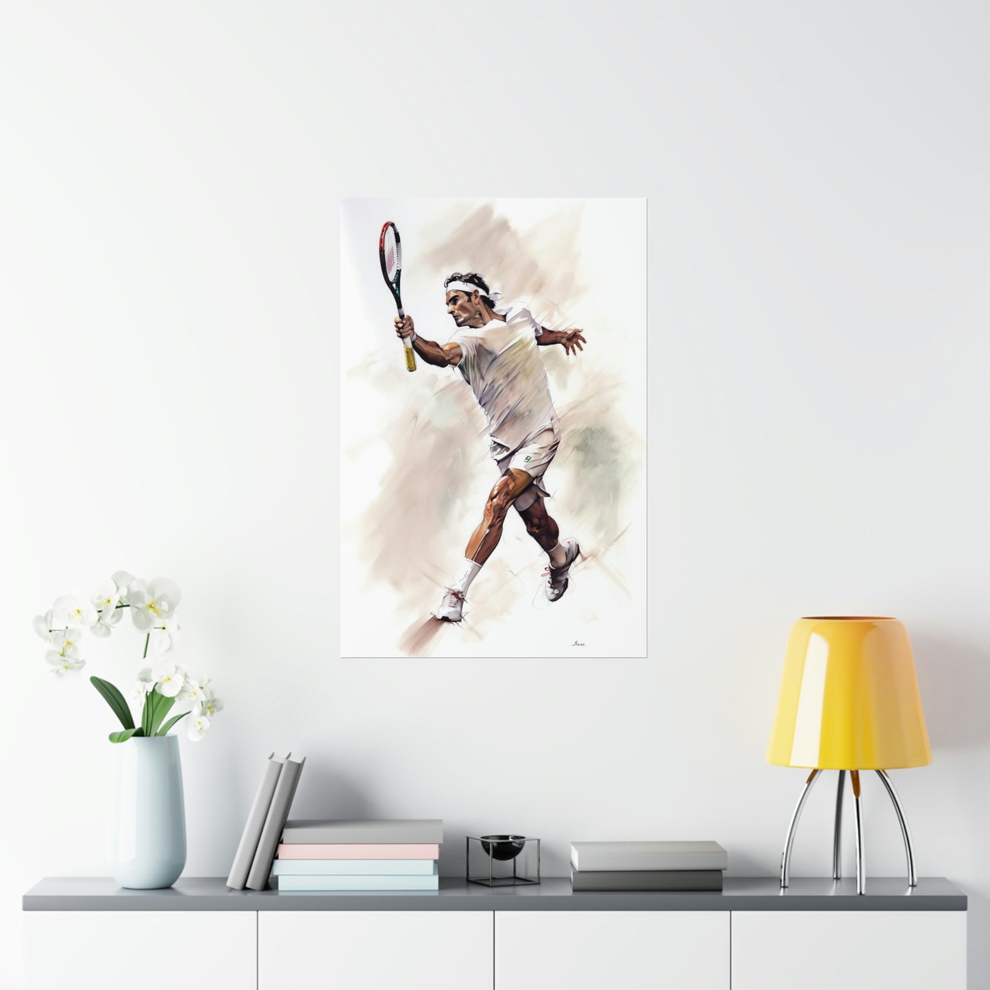 Canvas: On Roger Federer Wimbledon Legend Poster | Canvas | Back to School, Home & Living, Indoor, Matte, Paper, Posters, Valentine's Day promotion | Prints with Passion