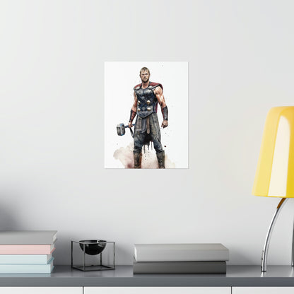 Thor Ragnarok Poster : God of Thunder Wall Art