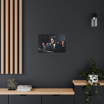 Dark Slate Gray JFK Canvas