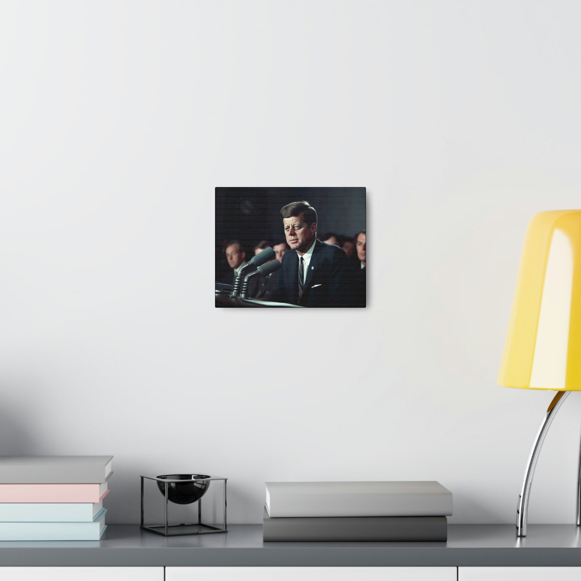 Light Gray JFK Canvas