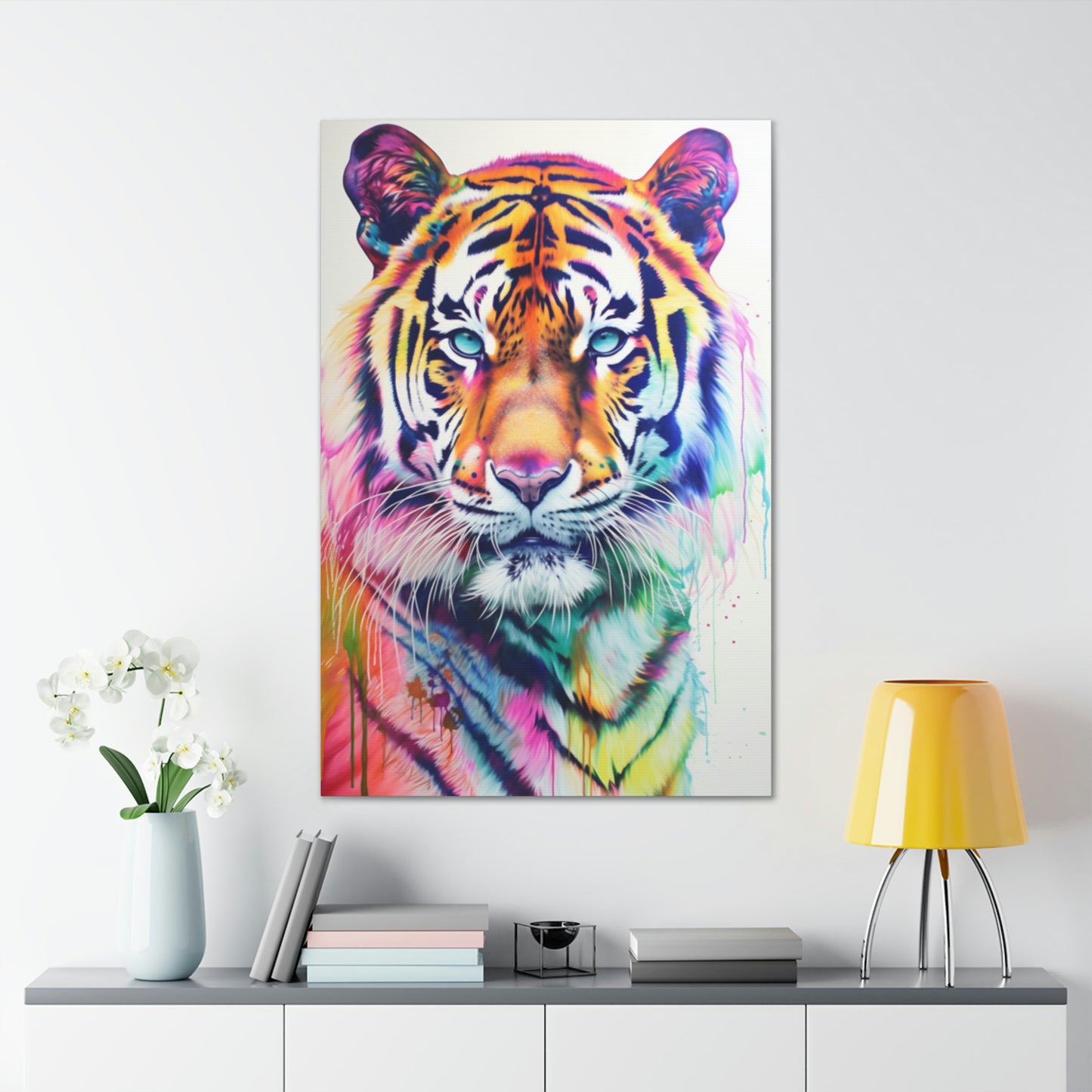 The King of the Jungle: Bengal Tiger Canvas Print | Canvas | Art & Wall Decor, art in canvas, Canvas, Fall Picks, Hanging Hardware, Home & Living, Indoor, Top Spring Products | Prints with Passion