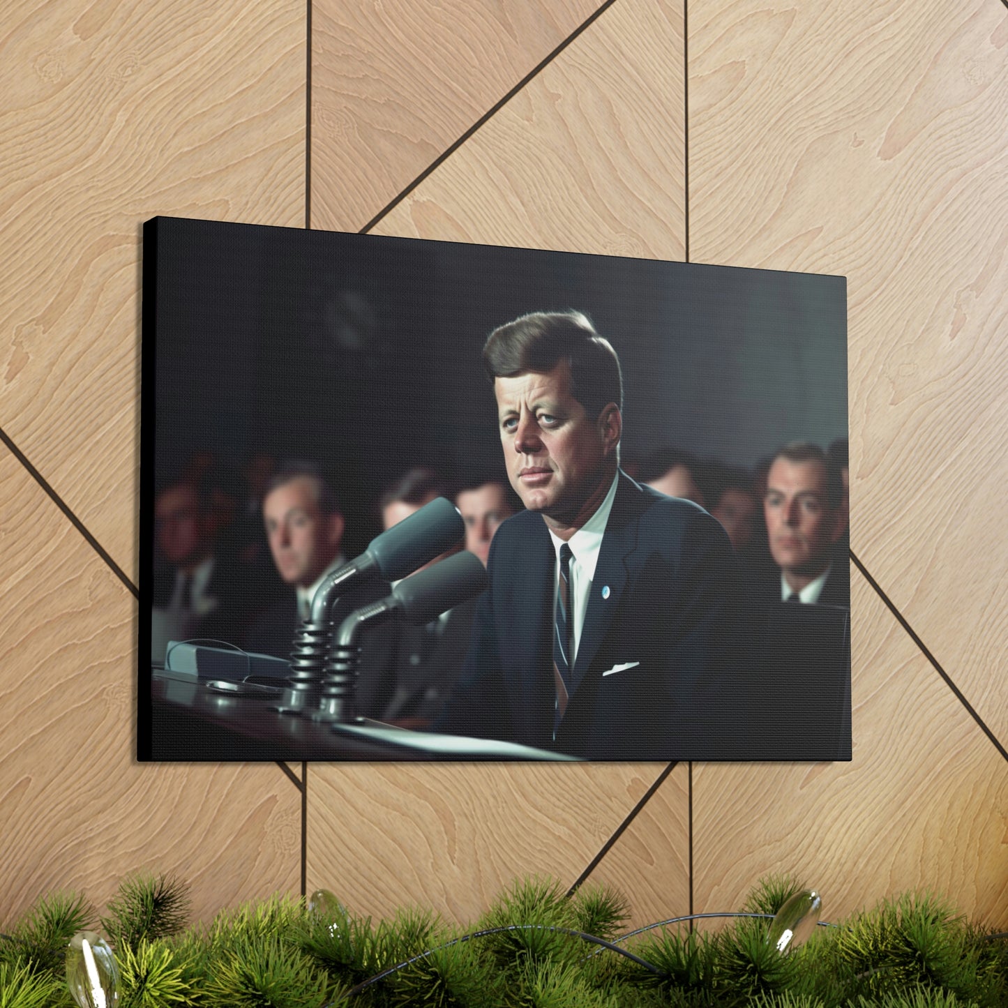 Rosy Brown JFK Canvas