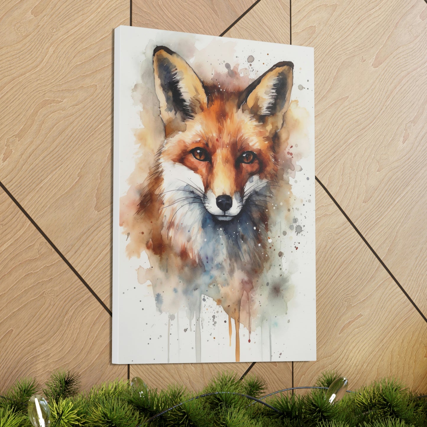 Tan Sly and Beautiful: Fox Canvas Print for Nature and Wildlife Lovers
