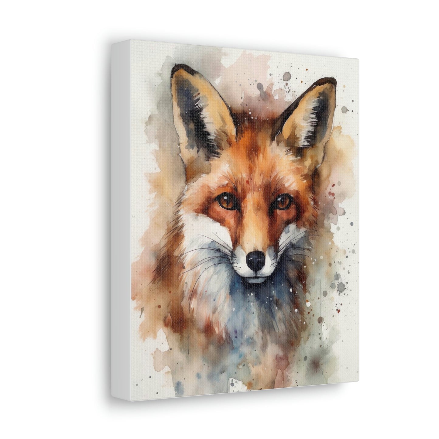 Gray Sly and Beautiful: Fox Canvas Print for Nature and Wildlife Lovers