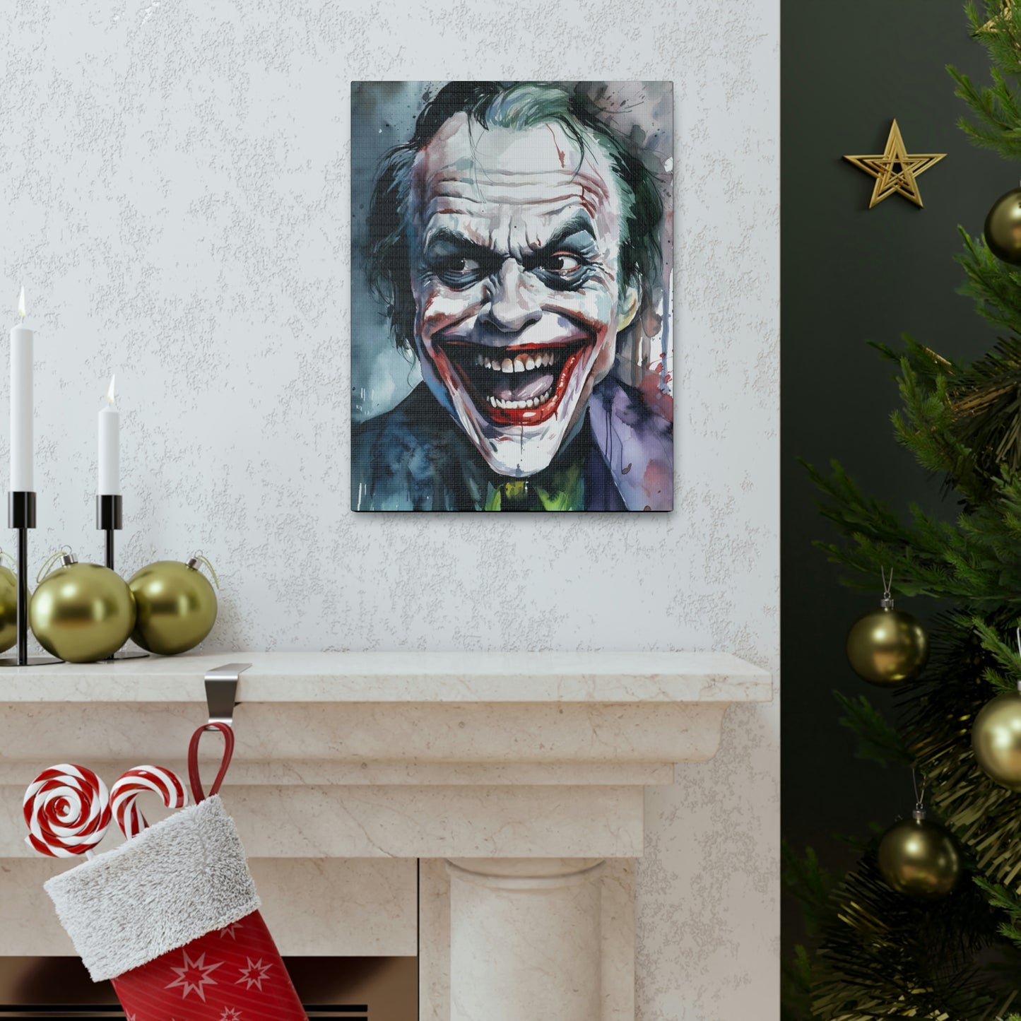 Gray Nicholson Joker Canvas