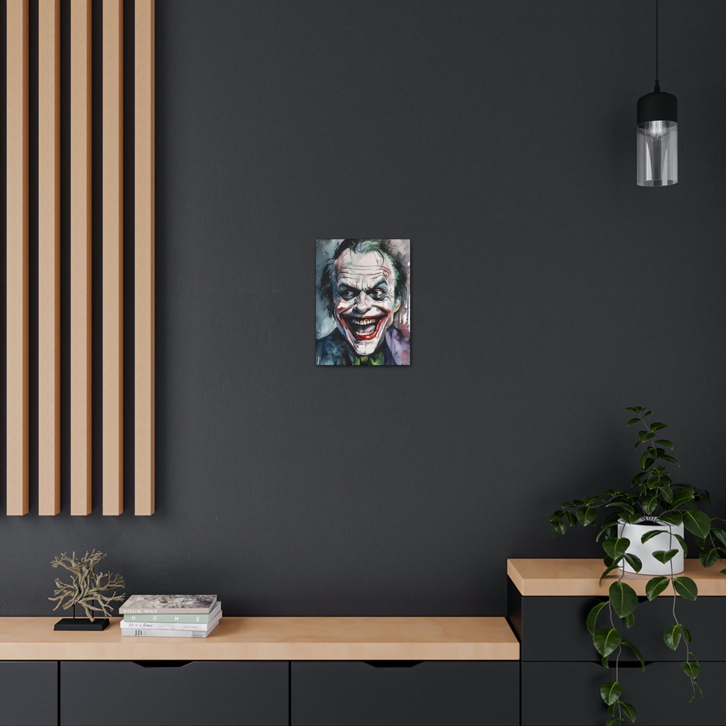 Dark Slate Gray Nicholson Joker Canvas