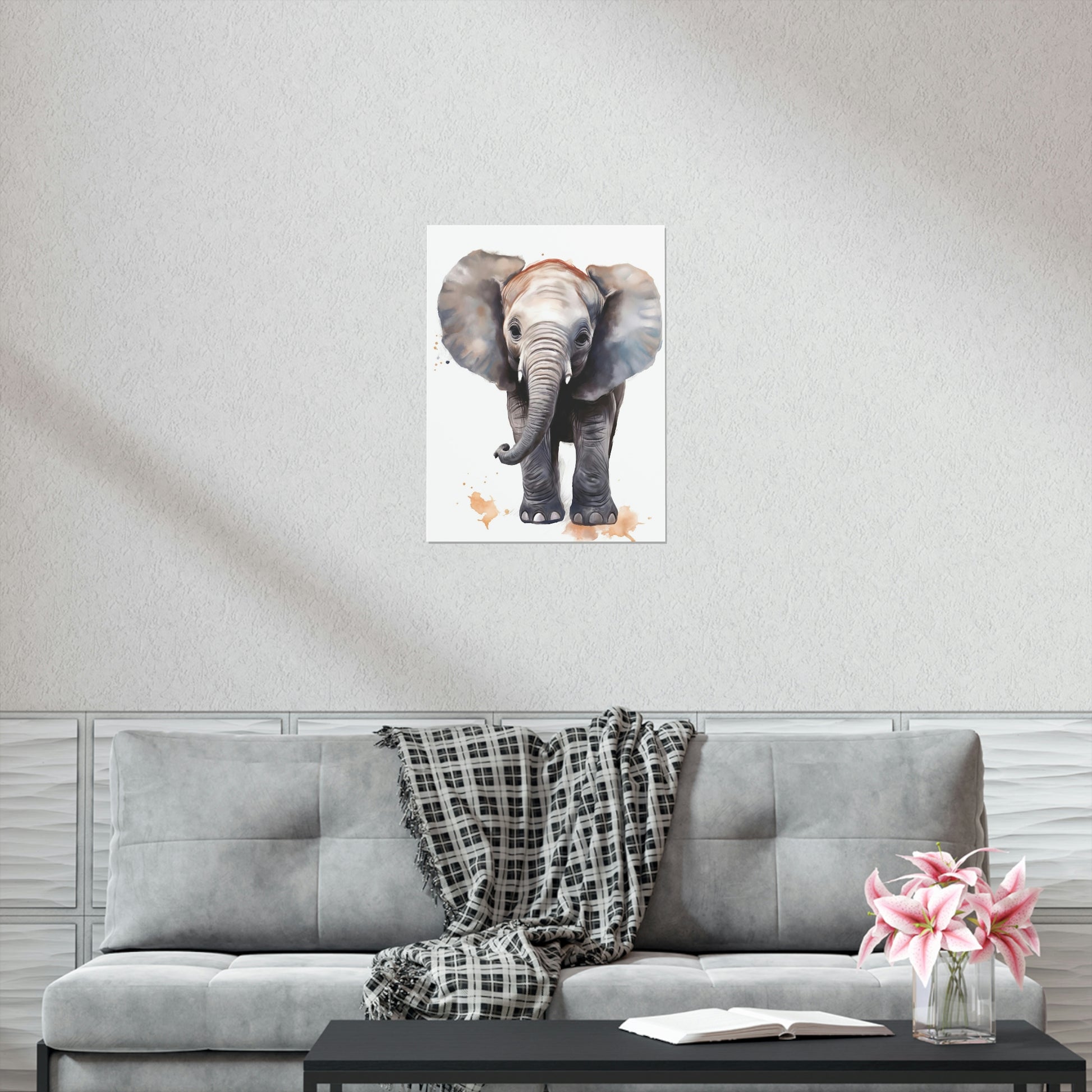 Elephant Artwork Canvas: Inspiring Elephant Poster Print | Canvas | Art Canvas Print, art in canvas, Back to School, Canvas, Canvas art Prints, canvas print, Canvas Printing, canvas prints, Canvas Prints Poster, canvas wall art, Elephant Canvas, Home & Living, Indoor, Matte, Paper, Posters, Valentine's Day promotion, Wall Canvas | Prints with Passion