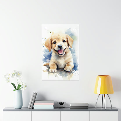 Labrador Puppy Poster