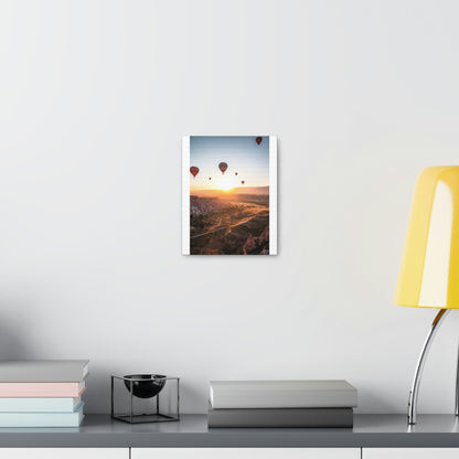 Light Gray Air Balloons Canvas