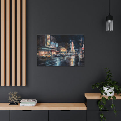 Vegas Canvas Print : Vegas Nights: Dazzling Lights and Energy