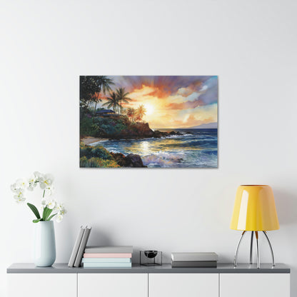 Beautiful Hawaiian Sunset Canvas | Canvas | Art & Wall Decor, Art Canvas Print, art in canvas, Canvas, Canvas art Prints, canvas print, Canvas Printing, canvas prints, canvas wall art, Fall Picks, Hanging Hardware, Hawaiian Sunset Canvas, Home & Living, Indoor, Nature Canvas, Top Spring Products, Valentine's Day promotion, Wall Canvas | Prints with Passion