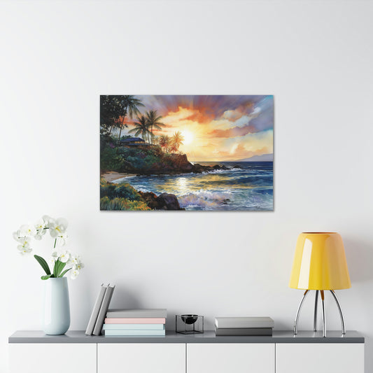 Beautiful Hawaiian Sunset Canvas | Canvas | Art & Wall Decor, Art Canvas Print, art in canvas, Canvas, Canvas art Prints, canvas print, Canvas Printing, canvas prints, canvas wall art, Fall Picks, Hanging Hardware, Hawaiian Sunset Canvas, Home & Living, Indoor, Nature Canvas, Top Spring Products, Valentine's Day promotion, Wall Canvas | Prints with Passion