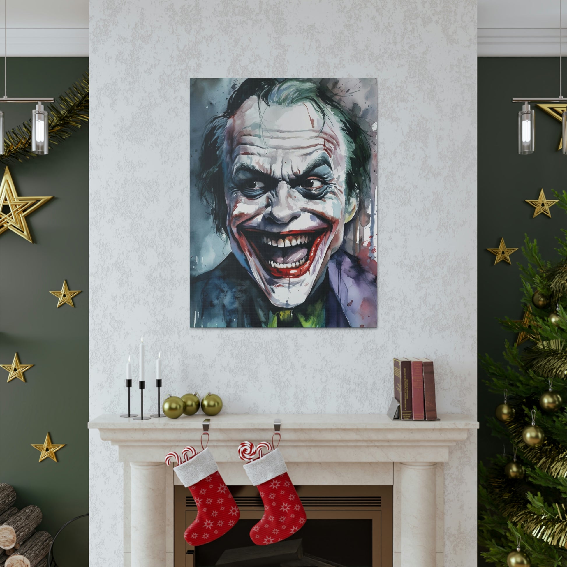 Gray Nicholson Joker Canvas