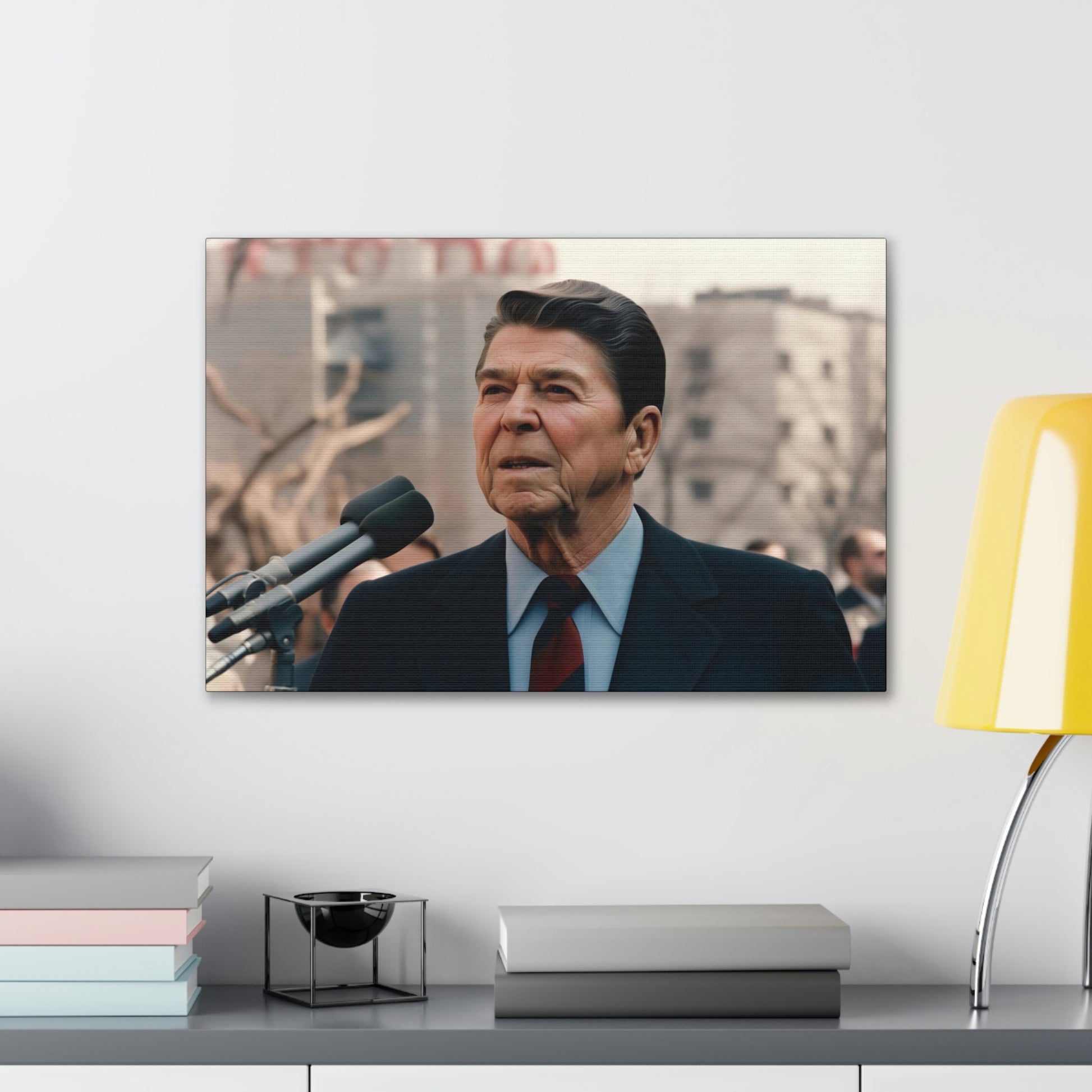 Tear Down This Wall: Ronald Reagan Canvas Print of Historic Speech | Canvas | Art & Wall Decor, Canvas, Fall Picks, Hanging Hardware, Home & Living, Indoor, Top Spring Products, Valentine's Day promotion | Prints with Passion