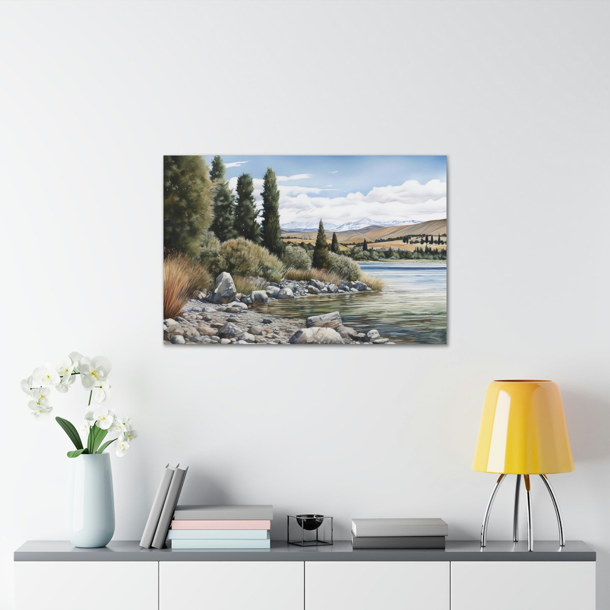 Tekapo Tranquility: Serene Landscapes of New Zealand - Canvas Print | Canvas | Art & Wall Decor, Canvas, Fall Picks, Hanging Hardware, Home & Living, Indoor, Top Spring Products, Valentine's Day promotion | Prints with Passion