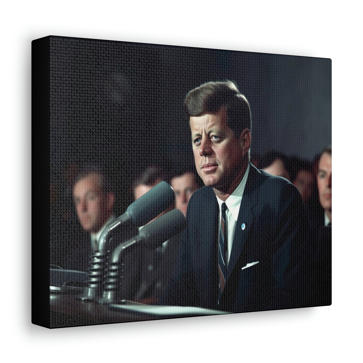 Dark Slate Gray JFK Canvas