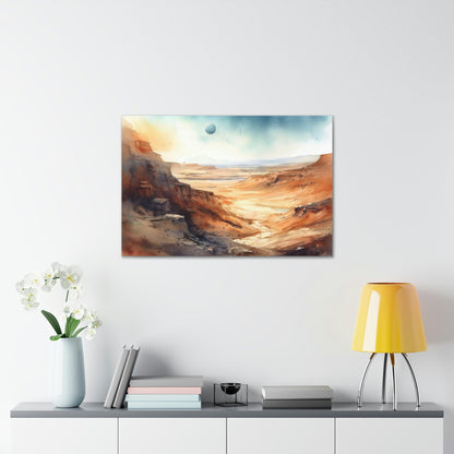 Red Planet Sands: Lego Mars Rover Exploration Canvas Print | Canvas | Art & Wall Decor, Canvas, Fall Picks, Hanging Hardware, Home & Living, Indoor, Top Spring Products, Valentine's Day promotion | Prints with Passion