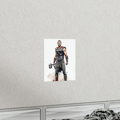 Thor Ragnarok Poster : God of Thunder Wall Art