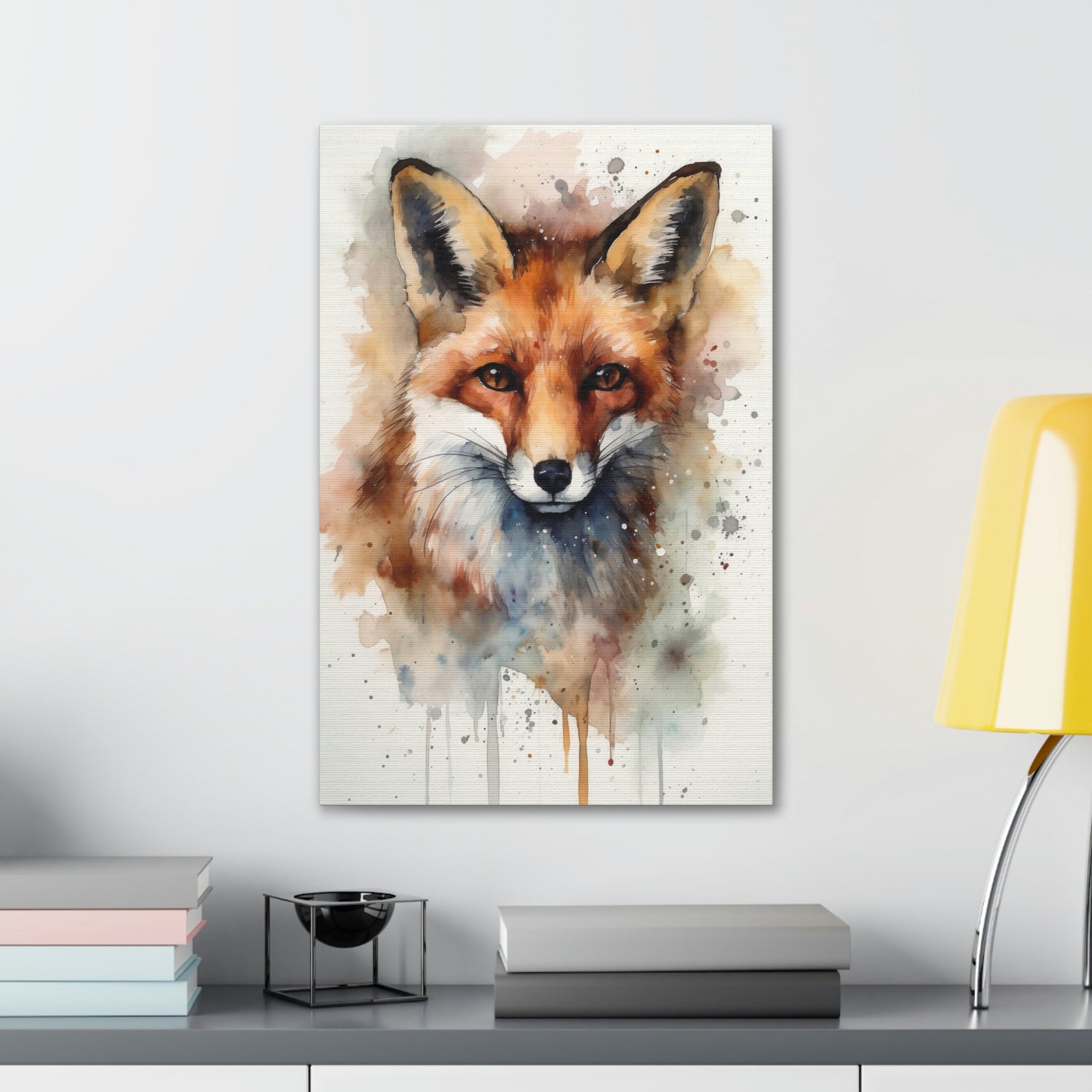 Fox Canvas Print: Sly and Beautiful Fox | Canvas | Art & Wall Decor, Canvas, Fall Picks, Hanging Hardware, Home & Living, Indoor, Top Spring Products, Valentine's Day promotion | Prints with Passion