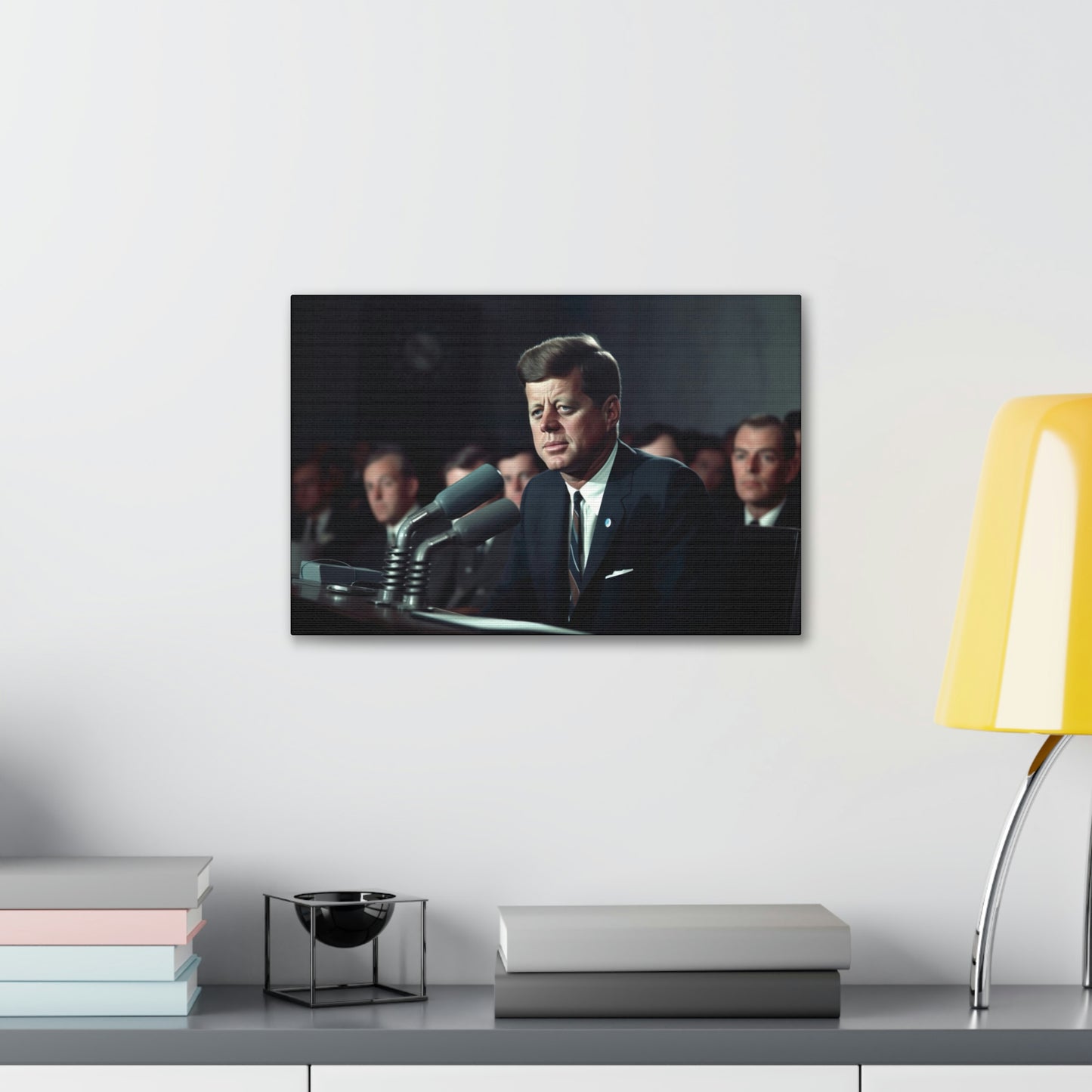 Dark Slate Gray JFK Canvas