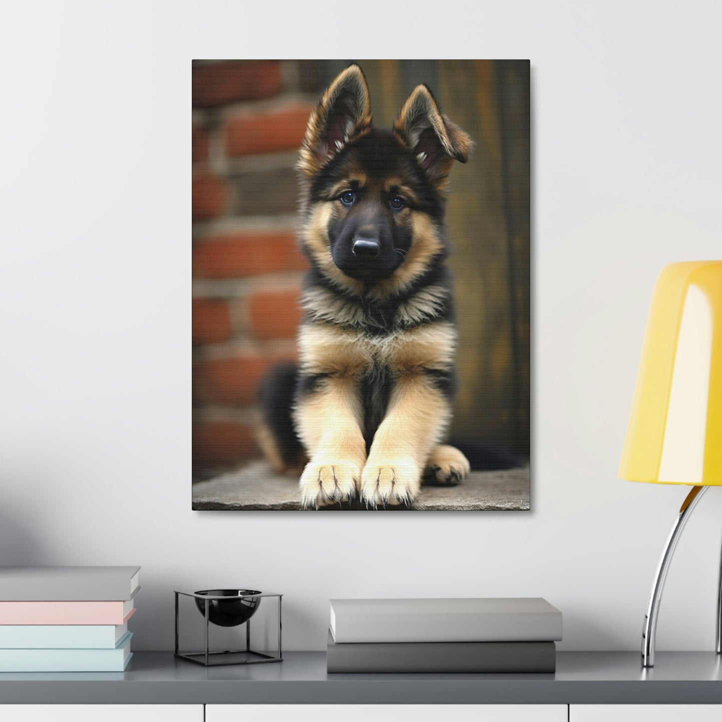 Royal Canin German Shepherd Puppy Canvas | Canvas | abstract wall art, animal wall art, Art & Wall Decor, Canvas, Dog Lover Gift, dog painting, Elegant Dog, German Shephard, Hanging Hardware, Home & Living, home decor, Indoor, Pet Owners Framed, pet portrait, Portrait, Puppy Canvas Art, Wall Canvas, Wall Decor | Prints with Passion