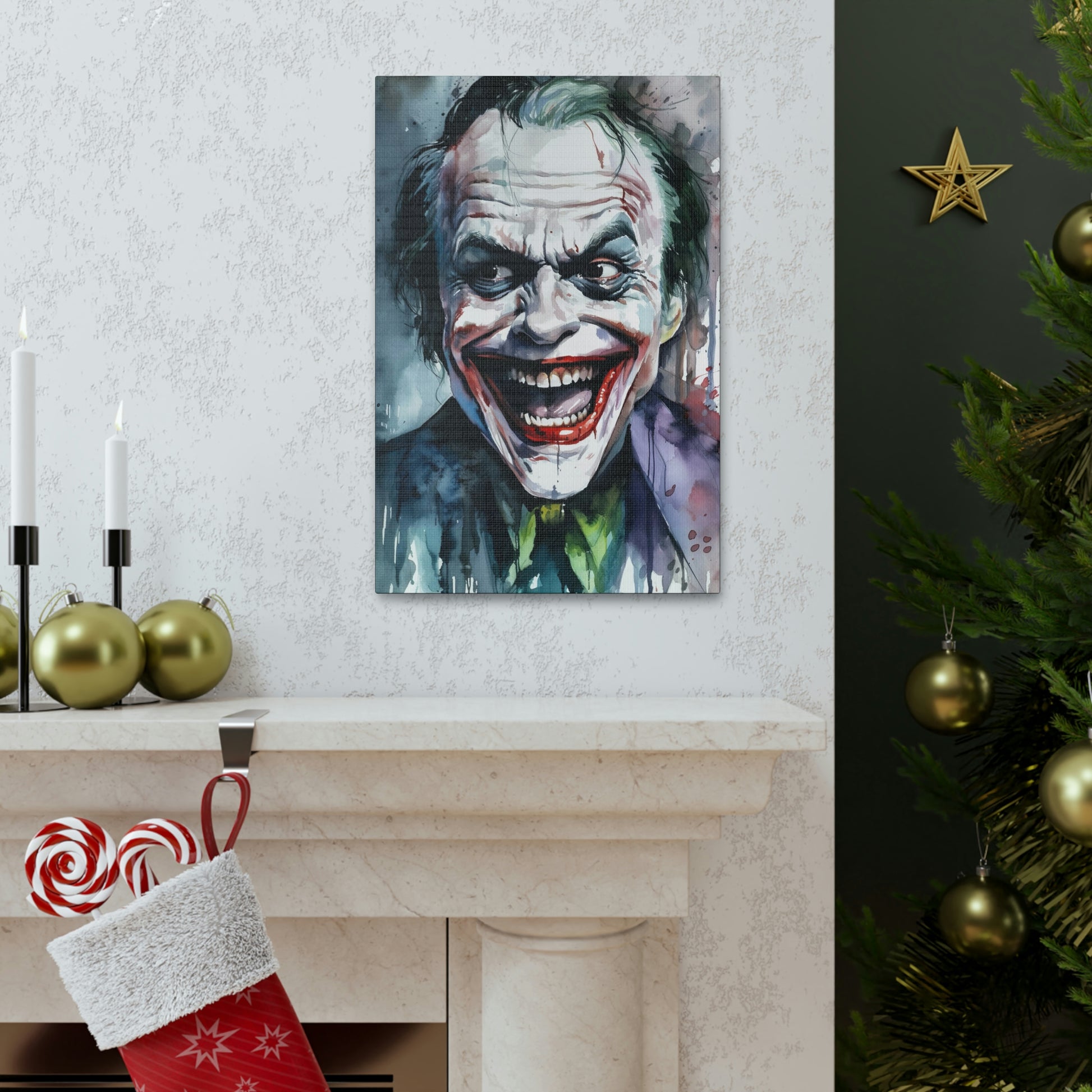 Gray Nicholson Joker Canvas